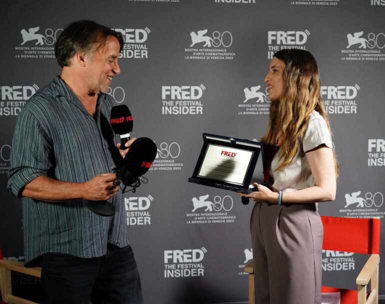 FRED AWARD to Richard Linklater at the 80. Venice International Film Festival. - Credits: Lucia Sabatelli