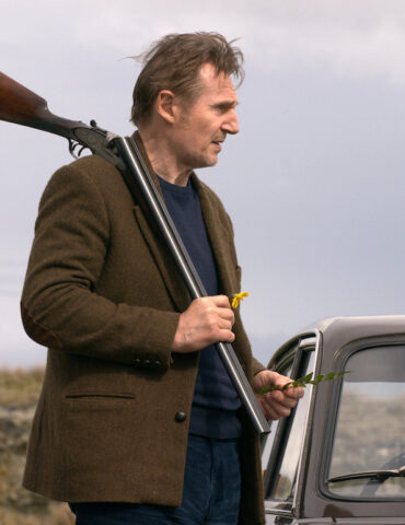 Liam Neeson in the film In the land of saints and sinners
