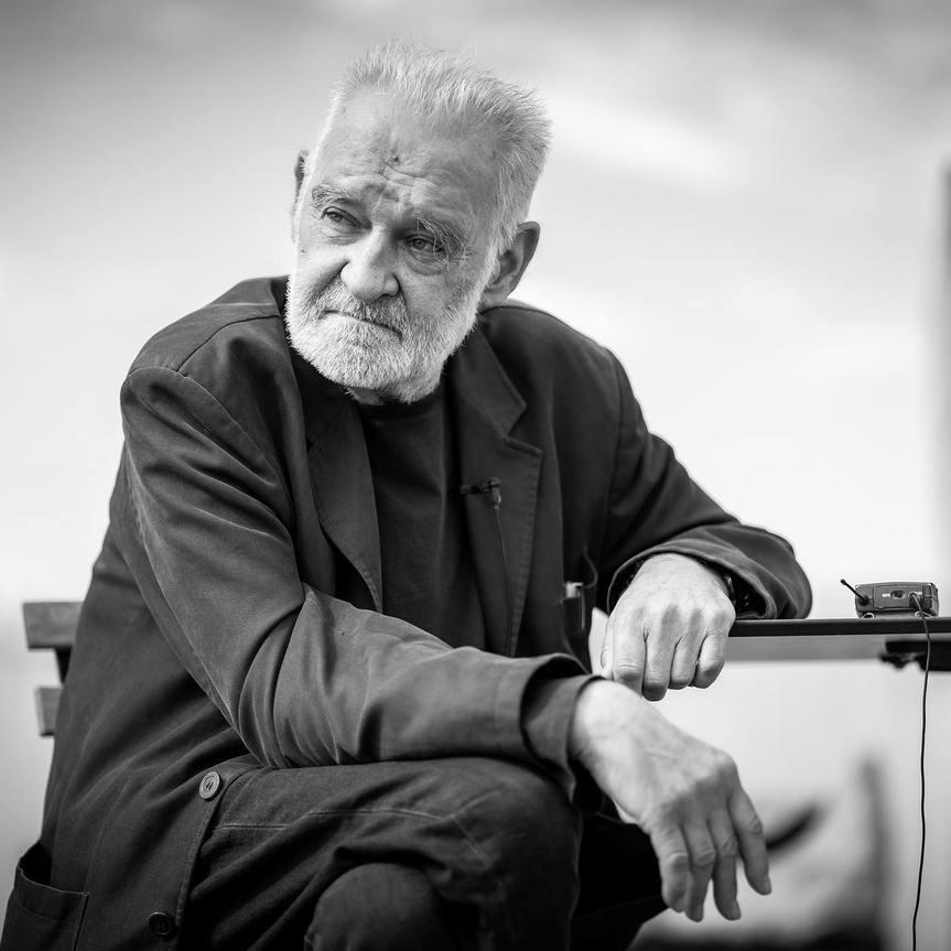 Portrait of director Béla Tarr by Eszter Gordon