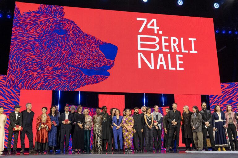 Berlinale 2024 - all award winners on the stage