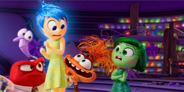 A scene from Inside out 2