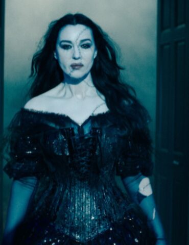 Monica Bellucci in Beetlejuice Beetlejuice by Tim Burton