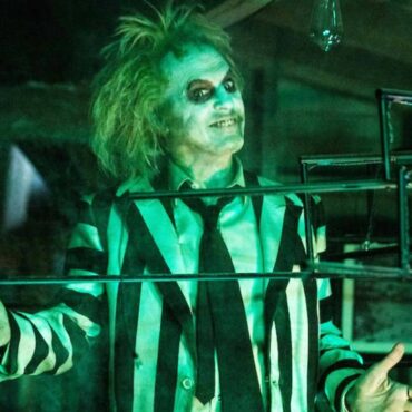 Michael Keaton in Beetlejuice Beetlejuice by Tim Burton