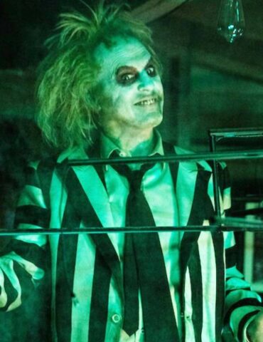 Michael Keaton in Beetlejuice Beetlejuice by Tim Burton