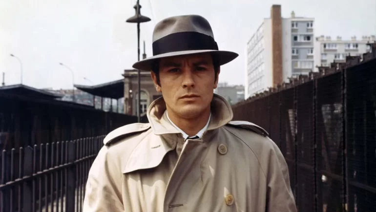 Alan Delon in “Le Samouraï”