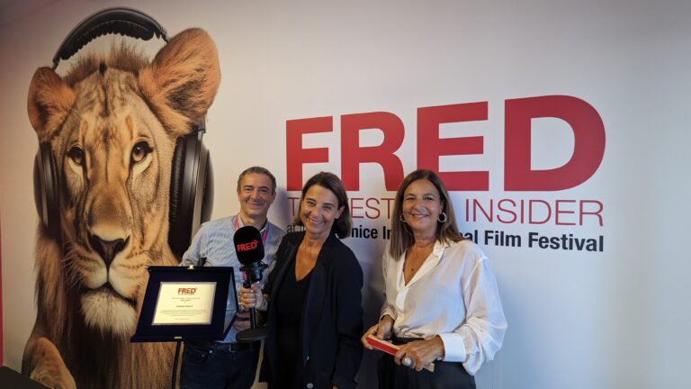 Federico Spoletti and Angela Prudenzi with Stefania Ippoliti, Fred Award 2024