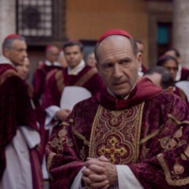 Ralph Fiennes in Conclave by Edward Berger