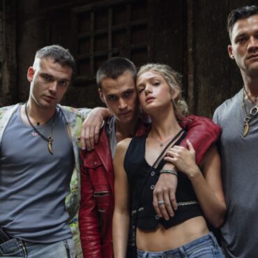 Enrico Inserra, Saul Nanni, Elena Kampourius e Lorenzo Richelmy sul set di Fino alla Fine di Gabriele Muccino