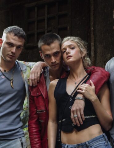 Enrico Inserra, Saul Nanni, Elena Kampourius e Lorenzo Richelmy sul set di Fino alla Fine di Gabriele Muccino