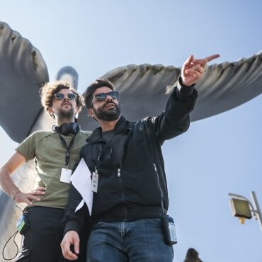 Giuseppe S. Stasi e Giancarlo Fontana sul set di The Bad Guy 2