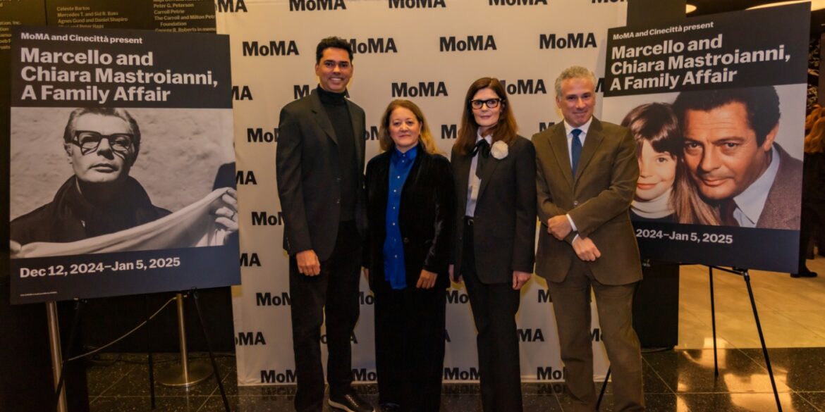 Chiara Mastoianni, Rajendra Roy (director of MoMA film), Joshua Siegel.