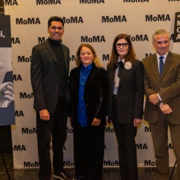 Chiara Mastoianni, Rajendra Roy (director of MoMA film), Joshua Siegel.