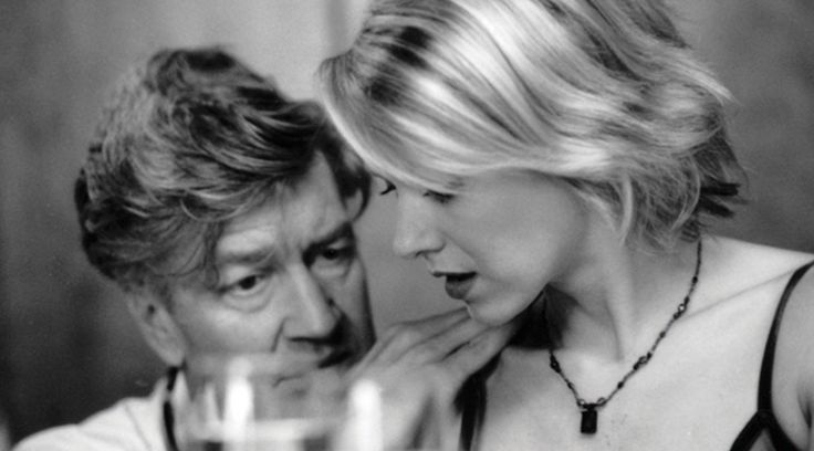 David Lynch and Naomi Watts on the set of Mulholland Drive