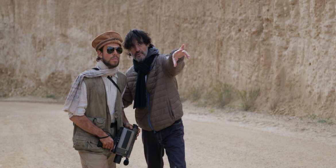 Francesco Centorame e Giulio Base sul set di Albatross di Giulio Base