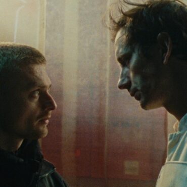 Jonas Smulders as Jakob and Jurij Drevensek as Boris in Skin on Skin