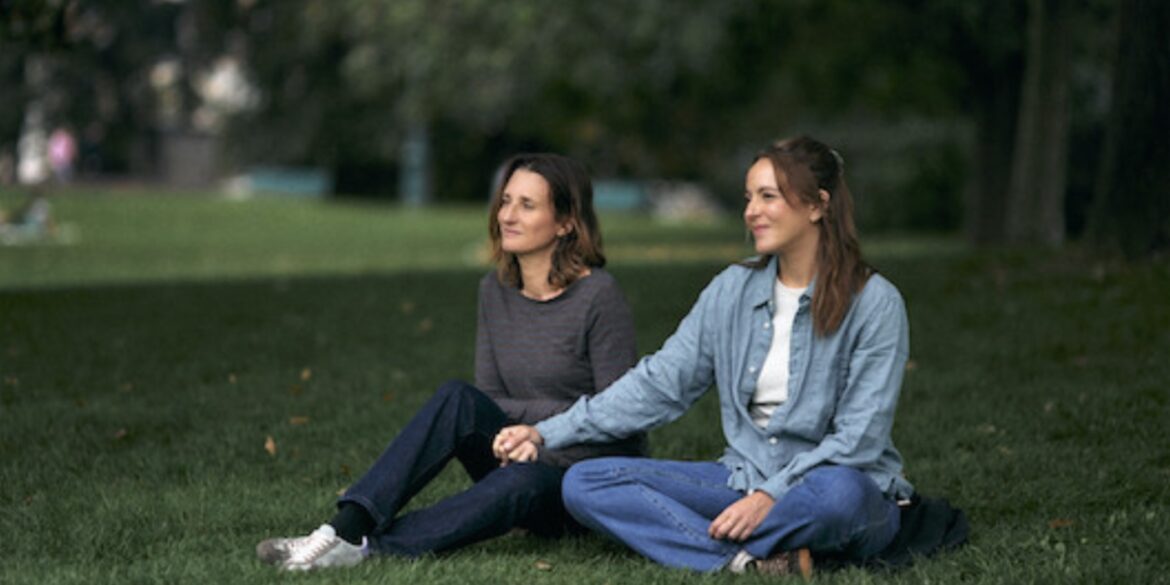 Camille Cottin and Juliette Armanet in "Out of Love"