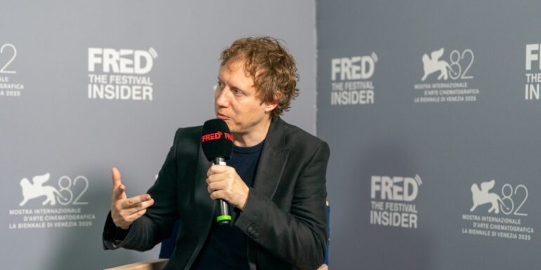 László Nemes, director of the film "Orphan".