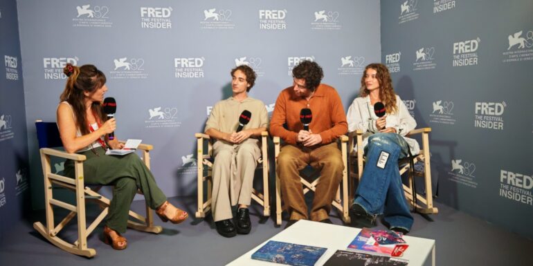 Giulia Bianconi con il cast di Orfeo