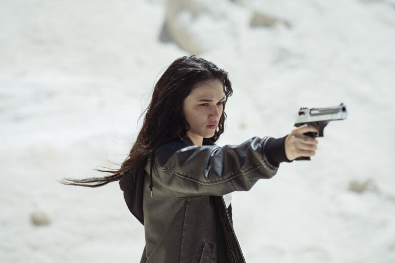 Maria Esposito in una scena di Io sono Rosa Ricci di Lyda Patitucci