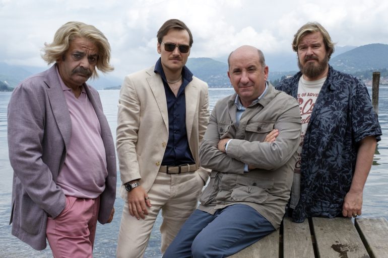 Antonio Albanese, Giuseppe Battiston, Nicola Rignanese, Niccolò Ferrero in Lavoreremo da grandi