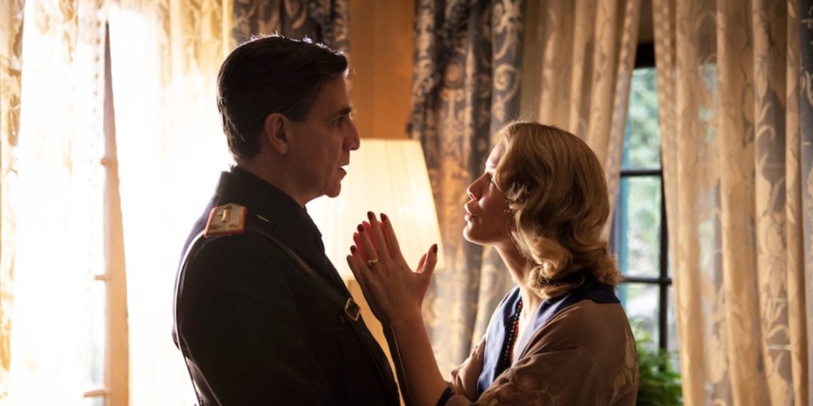 Giovanni Calcagno e Caterina De Angelis in una scena di Elena del ghetto