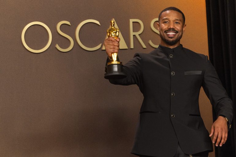 Michael B. Jordan poses backstage with the Oscar® for Actor in a Leading Role during the 98th Oscars® Credit/Provider
Etienne Laurent / The Academy
Copyright
©A.M.P.A.S.