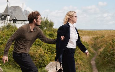 Trine Dyrholm and Simon Bennebjerg in Mads Mengel's "The Guest"