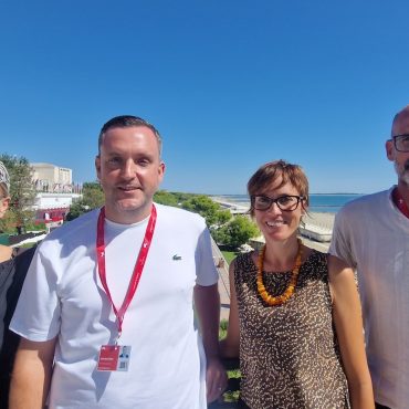 Lisa Barzaghi, Lili Kaelin, Tristan Albrecht, Dino Malacarne: the Switzerland Film Commission