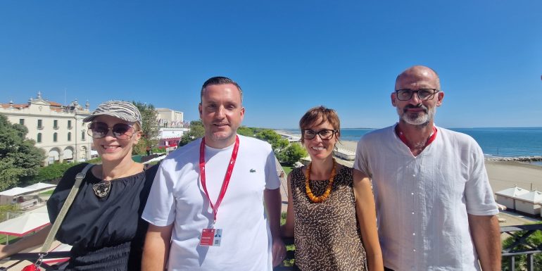 Lisa Barzaghi, Lili Kaelin, Tristan Albrecht, Dino Malacarne: the Switzerland Film Commission